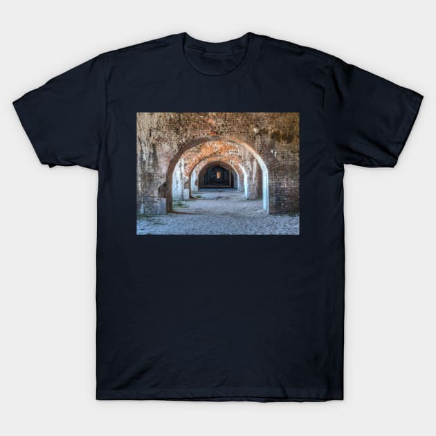 Arches at Fort Pickens, Florida T-Shirt by mcdonojj